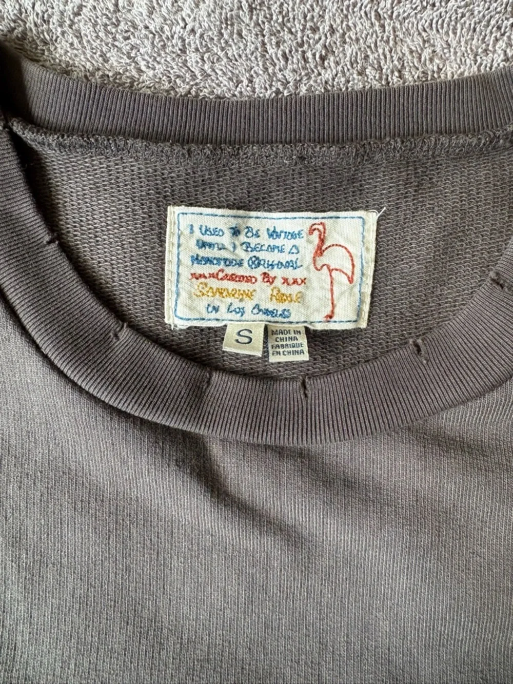 Sandrine Rose By Free People Grey Convertible Sweatshirt Unique Size S - Picture 6 of 9